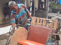 Becak Listrik Bantuan Presiden Prabowo di Brebes Ditarik BUMDes