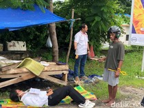 Penikaman Sadis di Lapak Semangka Kupang, Bento Peragakan 29 Adegan