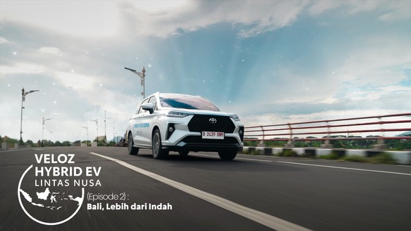 Harmoni Bali di Perjalanan Lintas Nusa Veloz Hybrid EV