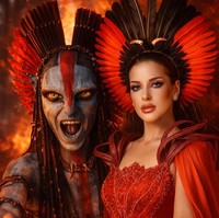 Headpiece ini mempertegas inspirasi Varang, karakter yang dikenal kuat, gelap, dan penuh dominasi, sekaligus menjadi statement fashion yang berani dan tak konvensional untuk karpet merah. Ia sempat mengunggah foto dirinya yang bersandingan dengan Varang, lalu memberi keterangan jenaka. “Tasya farasya and tasya varangsya,” tulisnya di Instagram. (Foto: Instagram/@tasyafarasya)