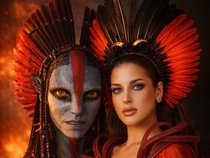 Slay! Saat Tasya Farasya Jadi Varang Si Pemakan Jantung di Avatar: Fire and Ash