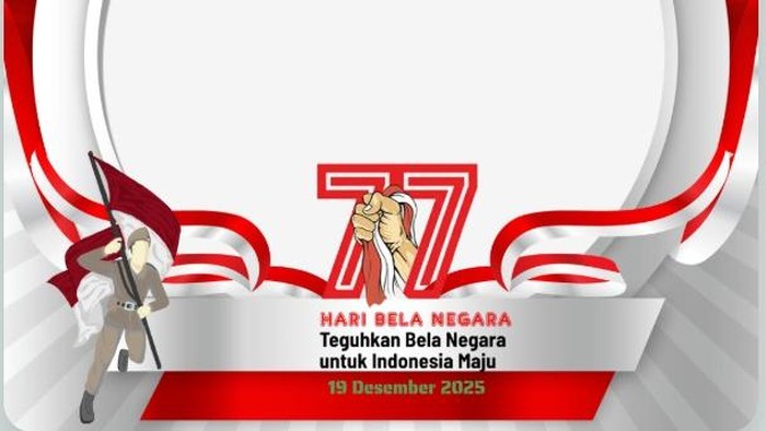 10 Twibbon Hari Bela Negara 2025 Terbaru, Desain Menarik dan Siap Pakai!