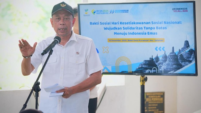 Hadiri Bakti Sosial di Magelang, Wamensos Bicara Pentingnya Gotong Royong