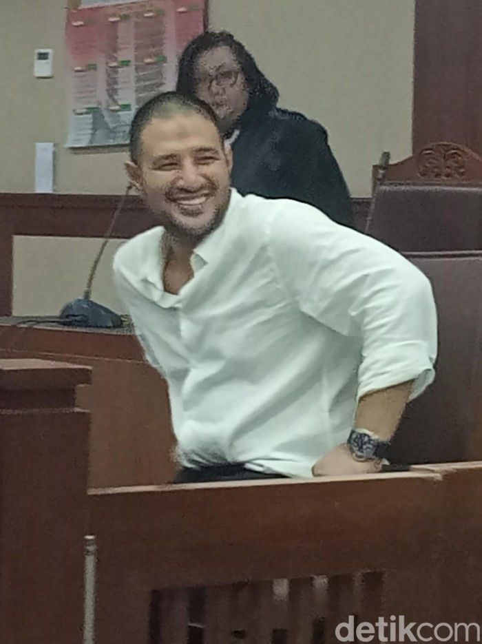 Ammar Zoni dalam persidangan di Pengadilan Negeri Jakarta Pusat, Kamis (18/12/2025).