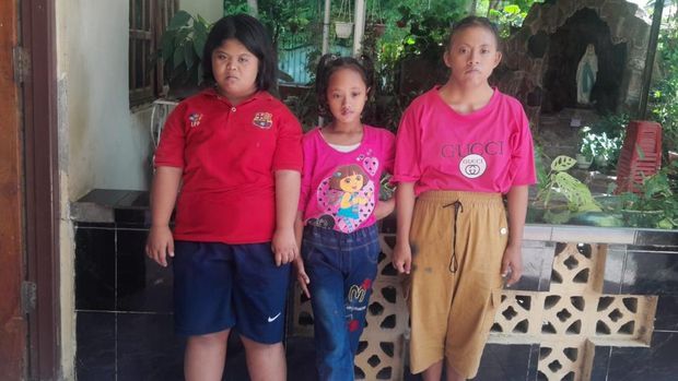 Anak-anak di Panti Asuhan Bakti Luhur di Waingapu