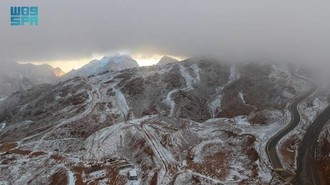 Salju Selimuti Arab Saudi, Suhu Turun di Bawah Nol