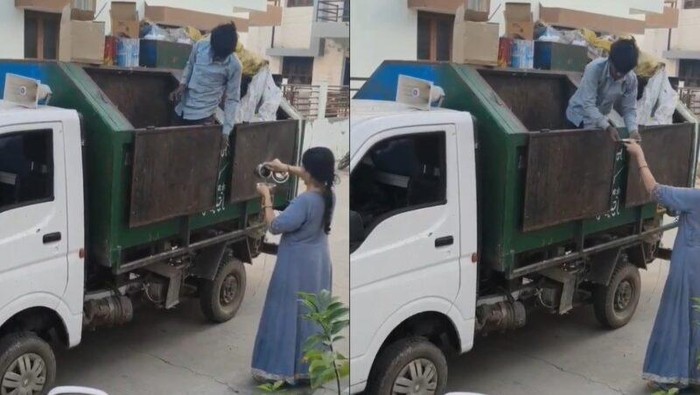 ! Ibu Ini Rutin Buatkan Teh untuk Petugas Kebersihan