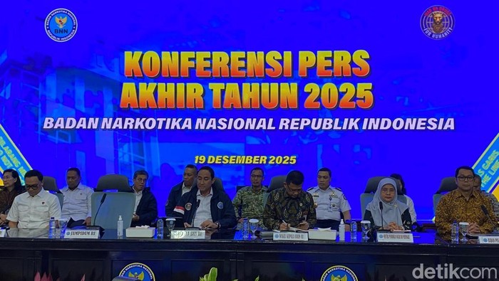 BNN Bongkar 746 Kasus Narkoba Sepanjang 2025, 1.174 Orang Ditangkap