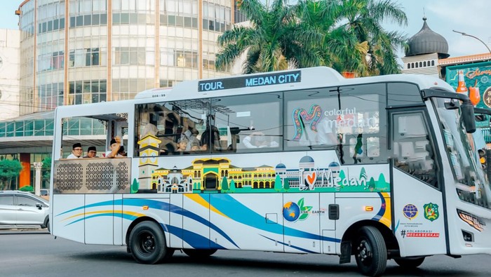 Liburan Hemat di Kota Medan? Coba Fasilitas Bus Wisata Heritage Gratis Ini
