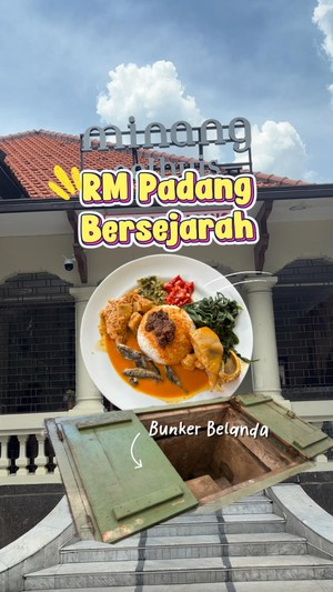 Video: Begini Sensasi Makan di RM Padang Viral dengan Bunker Belanda!