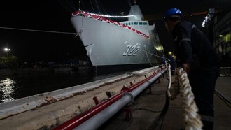 Indonesia Punya Kapal Frigate Baru! KRI Balaputradewa-322 Meluncur dari Surabaya