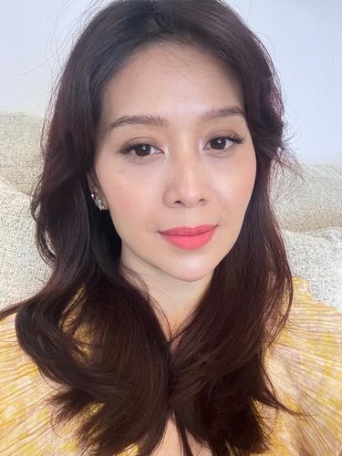 Hasil full lips menggunakan Espoir Couture Lip Tint Fitting Blur