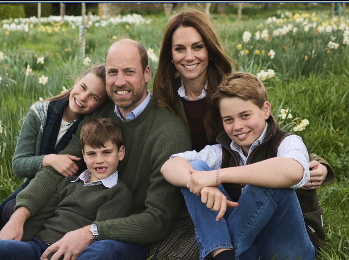 Kartu Natal Kate Middleton & Pangeran William