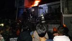 Penampakan Rumah Terbakar di Jakut Sebabkan 5 Orang Tewas