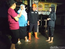 Walkot Kediri Mbak Vinanda Gercep Tinjau Genangan Usai Hujan Deras