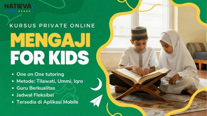 Privat Mengaji Online Fleksibel, Solusi agar Anak Cepat Fasih Baca Al-Quran