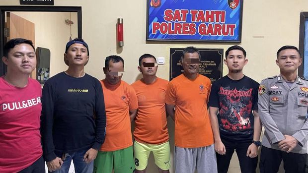 Pelaku perusakan kebun teh di Garut