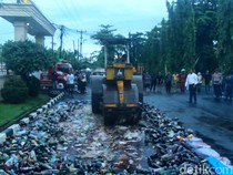 Perlawanan Terhadap Miras Jelang Nataru di Mapolres Sukabumi