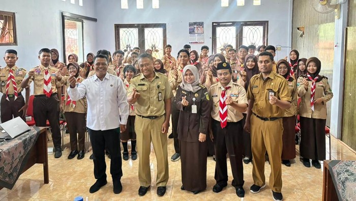Polisi Gandeng Pramuka Kota Blitar Perangi Narkoba