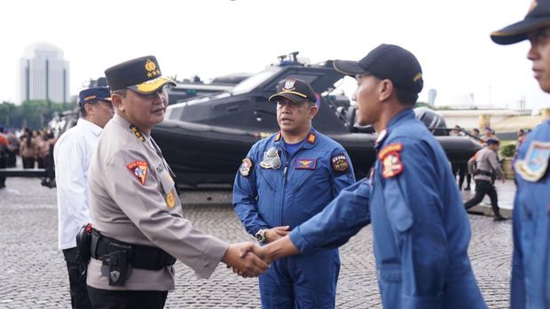 Polri gelar apel Operasi Lilin 2025 di Monas