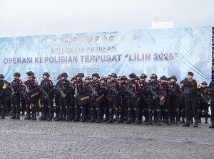 Apel Operasi Lilin 2025 di Monas, 146 Ribu Personel Gabungan Amankan Nataru