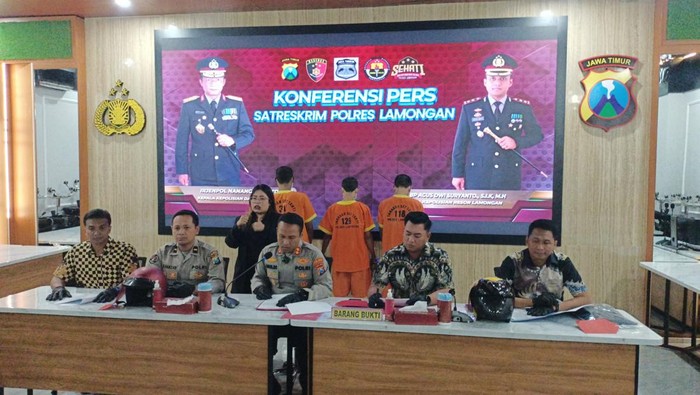 Komplotan Maling Motor Antarkota yang Beraksi di Lamongan Dibekuk