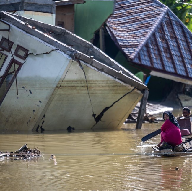 Rusaknya Rumah di Aceh Diterjang Bencana Banjir