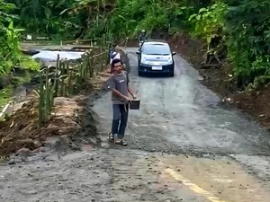 Jalur Bagbagan-Kiaradua Bisa Dilalui, Kendaraan Berat Dilarang Melintas