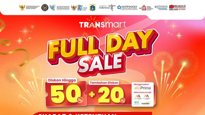 Besok Transmart Full Day Sale! Smart TV, Kulkas, hingga AC Diskon Gede