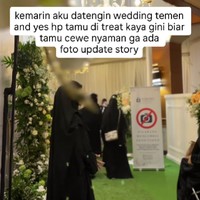 Viral Tren Wedding Anti Foto-foto: Tamu Nyaman dan Tenang Tanpa Update Story