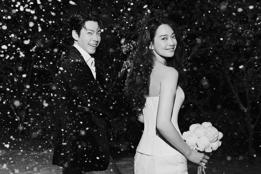 Agensi Shin Min Ah dan Kim Woo Bin Bagikan Foto Menakjubkan di Hari Pernikahan Mereka. (Istimewa)