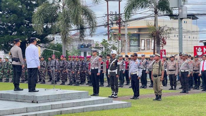 250 Personel TNI-Polri Disiagakan Amankan Natal dan Tahun Baru di Bitung