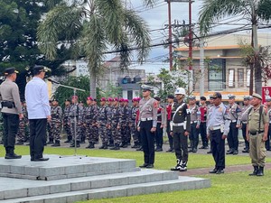 250 Personel TNI-Polri Disiagakan Amankan Natal dan Tahun Baru di Bitung