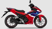 Secara umum, Honda Winner R membawa aura CBR1000RR-R yang sangat kental. Hal tersebut bisa terlihat melalui kombinasi warna tricolor yang khas, headlamp yang tajam, serta fairing yang cukup agresif. Foto: Doc. Honda