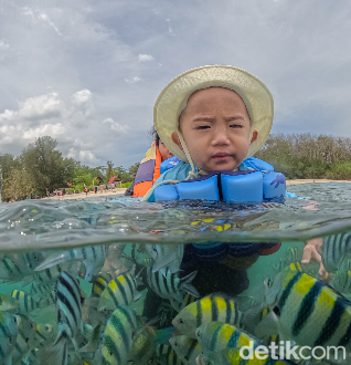 Ilustrasi foto anak-anak Gili Nanggu.