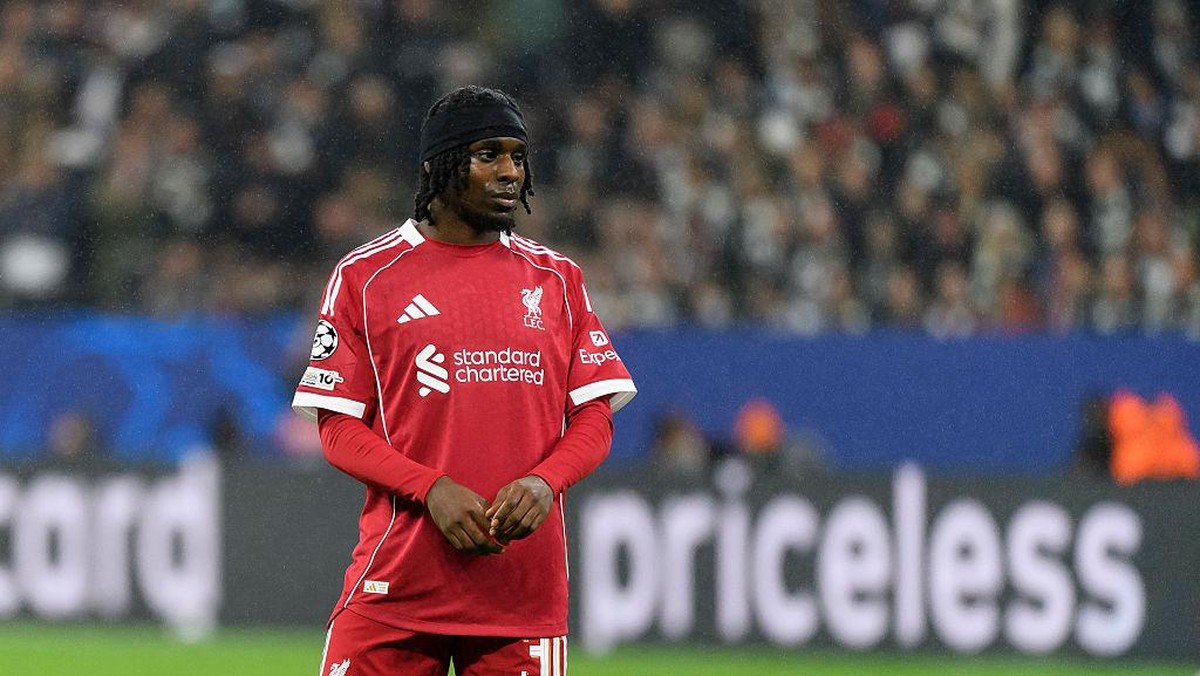Jeremie Frimpong comeback akhir pekan ini saat Liverpool bertemu Tottenham Hotspur. (DeFodi Images via Getty Images/DeFodi Images)
