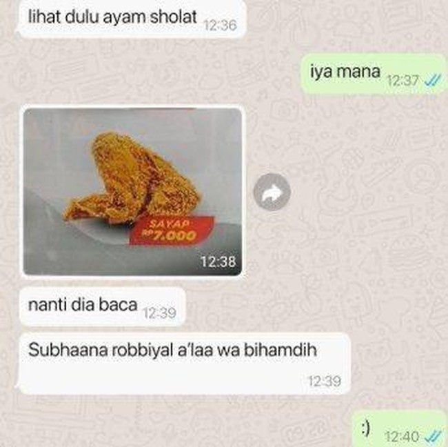 15 Screenshot Chat Random Bikin Ngakak Nggak Ada Obatnya