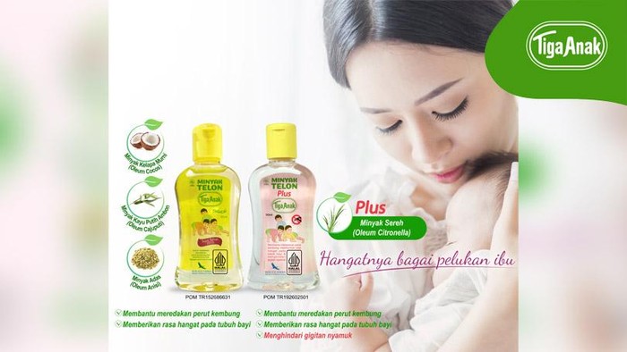 Tidak Hanya Bikin Anak Wangi, Ini Manfaat Minyak Telon Tiga Anak