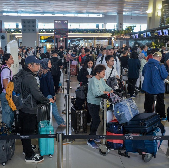 Libur Natal, Pergerakan Penumpang di Soekarno-Hatta Tembus 163 Ribu Orang