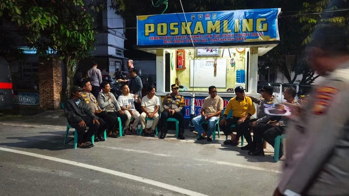 Polres Kampar dan Satkamling Sinergi Perkuat Keamanan Natal dan Tahun Baru