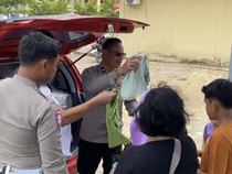 Polres Muratara Buka Dapur Lapangan untuk Penumpang dari Bus yang Terbakar