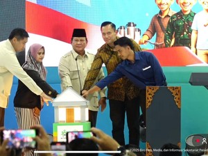 Prabowo Resmikan Akad 50.030 KPR Subsidi dan Serah Terima Kunci di Serang