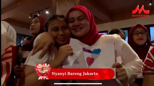 Keseruan acara berlatih nyanyi bareng NBJ di Semua Bunda Dirayakan.