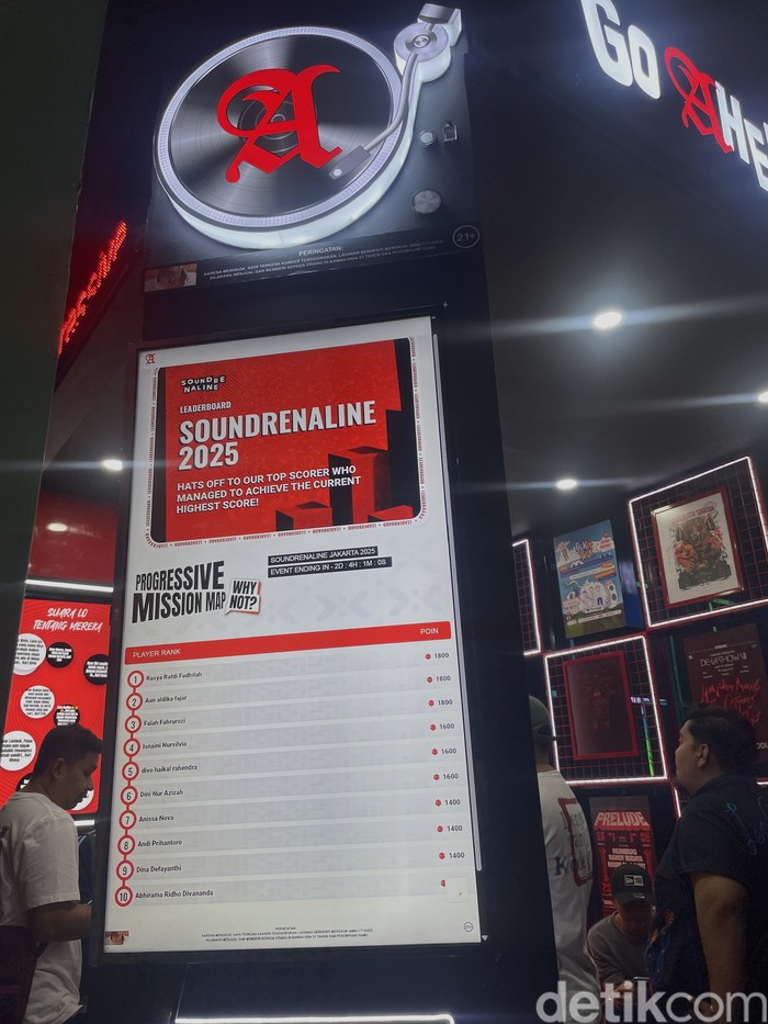 Beragam kegiatan yang bisa dilakukan di Soundrenaline 2025.