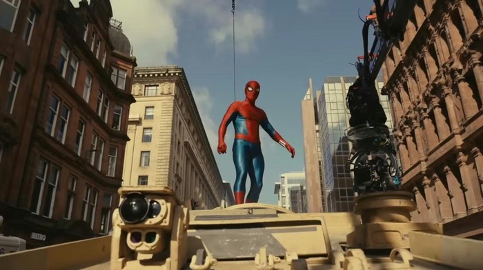 Cuplikan adegan Spider-Man 4.