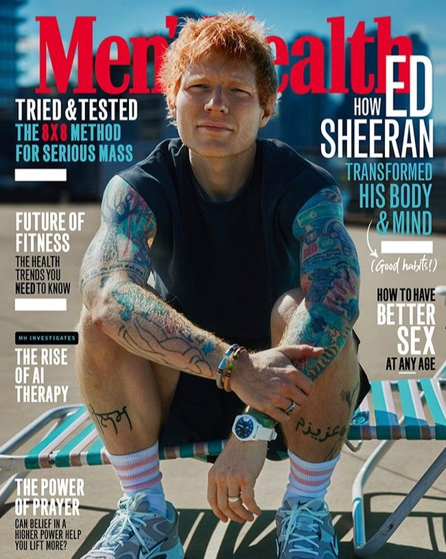 Penyanyi asal Inggris ini memberi kejutan lewat penampilan terbarunya. Musisi yang selama ini identik dengan gayanya yang cuek itu memamerkan transformasi tubuh yang jauh lebih berotot dalam pemotretan majalah Men’s Health UK edisi terbaru. (Foto: Dok. Mens Health UK)