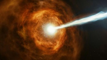 Ledakan sinar gamma dapat memusnahkan sebagian besar kehidupan di planet ini. Ledakan sinar gamma dapat berbahaya bahkan dari jarak beberapa ribu tahun cahaya. Foto: Bored Panda