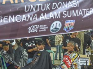 Pangkas Rambut Seikhlasnya, Galang Dana untuk Korban Bencana Aceh-Sumatera