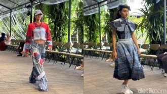 Dari Kain Sisa ke Runway, Jeans Perca Curi Atensi di Bali Fashion Trend 2025