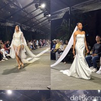 Busana Pengantin Menerawang Curi Atensi di Bali Fashion Trend 2025